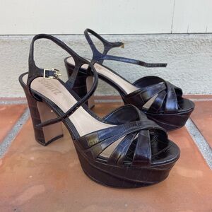 Schutz Keefa Brown Heels